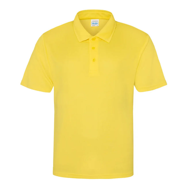 Sun Yellow - Front - AWDis Cool Childrens-Kids Cool Polo Shirt