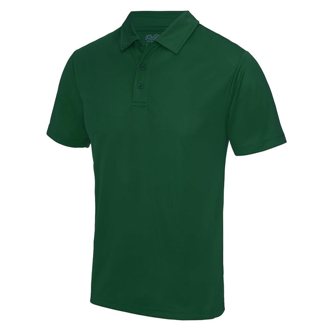 Bottle Green - Side - AWDis Cool Childrens-Kids Cool Polo Shirt