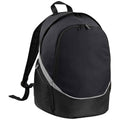Black-Grey - Front - Quadra Pro Team Backpack