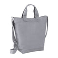 Light Grey - Front - Bagbase Canvas Shoulder Bag