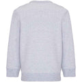 Grey - Back - SOLS Childrens-Kids Columbia Marl Sweatshirt