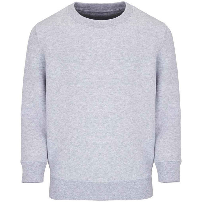 Grey - Front - SOLS Childrens-Kids Columbia Marl Sweatshirt