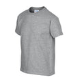 Sports Grey - Side - Gildan Childrens-Kids Cotton Heavy Short-Sleeved T-Shirt