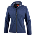 Navy - Front - Result Womens-Ladies Classic Softshell Soft Shell Jacket