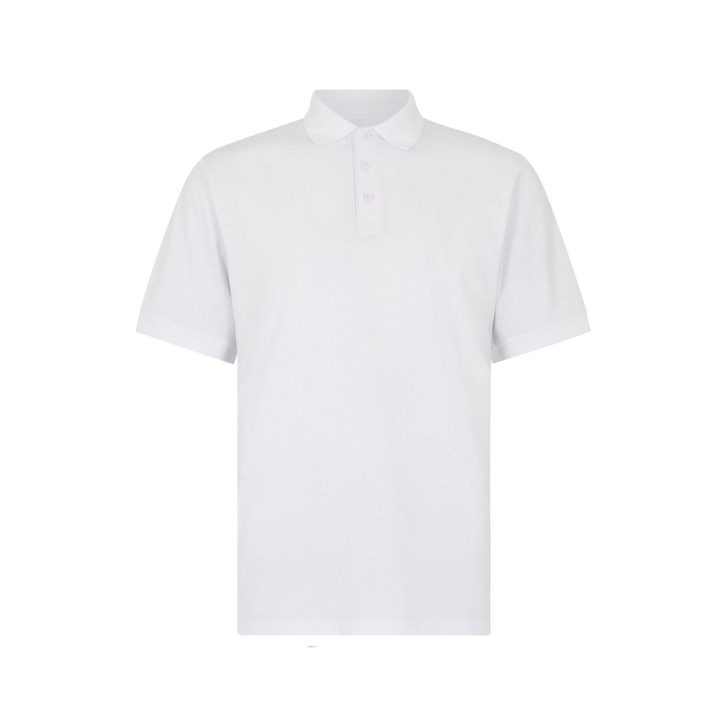 White - Front - Kustom Kit Mens Jersey Superwash 60C Regular Polo Shirt
