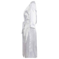 White - Side - Towel City Womens-Ladies Satin Robe