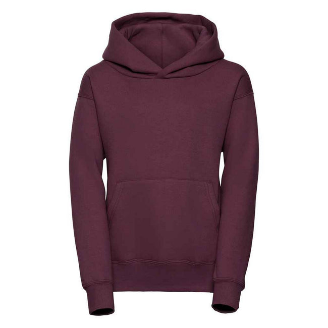 Burgundy - Front - Jerzees Schoolgear Childrens-Kids Hoodie