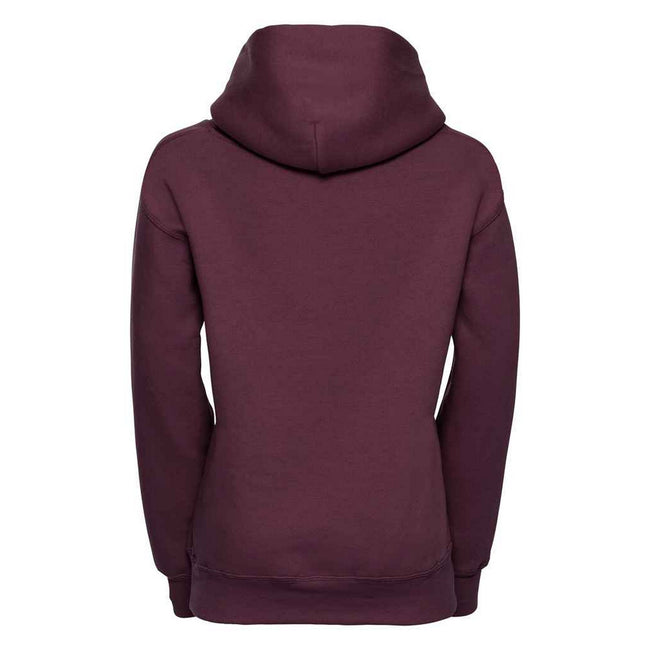 Burgundy - Back - Jerzees Schoolgear Childrens-Kids Hoodie