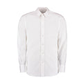 White - Front - Kustom Kit Mens City Long-Sleeved Formal Shirt