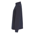 Navy - Side - Finden & Hales Childrens-Kids Quarter Zip Track Top