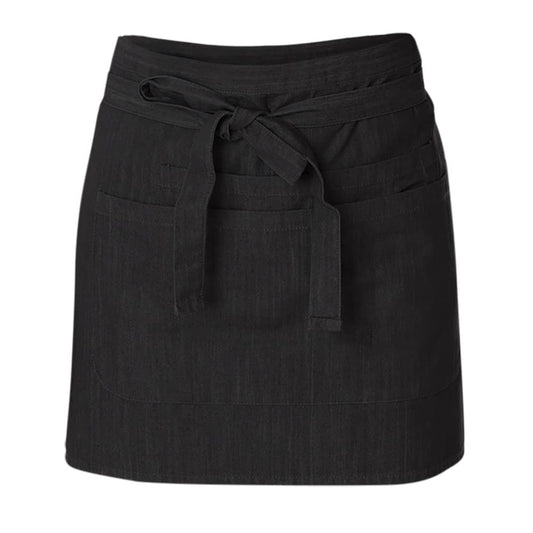 Black - Front - Dennys Unisex Adult Denim Waist Apron