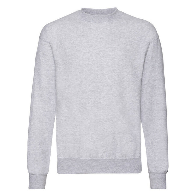 Heather Grey - Front - Fruit Of The Loom Mens Lightweight Drop Shoulder Sweatshirt