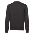 Black - Back - Fruit Of The Loom Mens Lightweight Drop Shoulder Sweatshirt