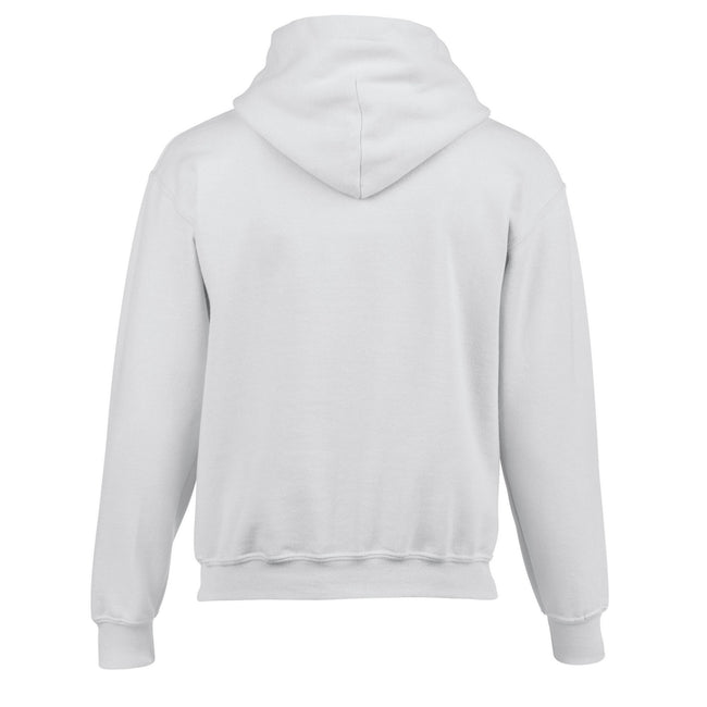 White - Back - Gildan Childrens-Kids Heavy Blend Hooded Sweatshirt