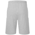 Heather Grey - Back - Fruit of the Loom Mens Iconic 195 Jersey Shorts