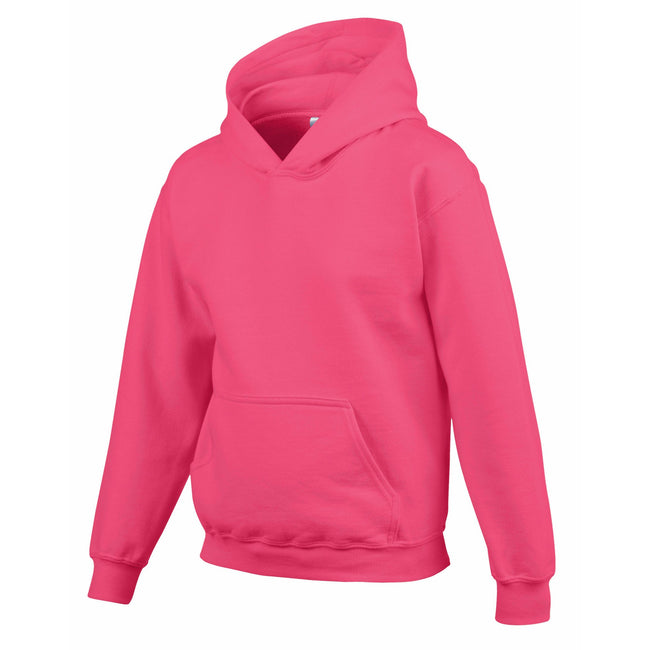 Heliconia - Side - Gildan Childrens-Kids Heavy Blend Hooded Sweatshirt