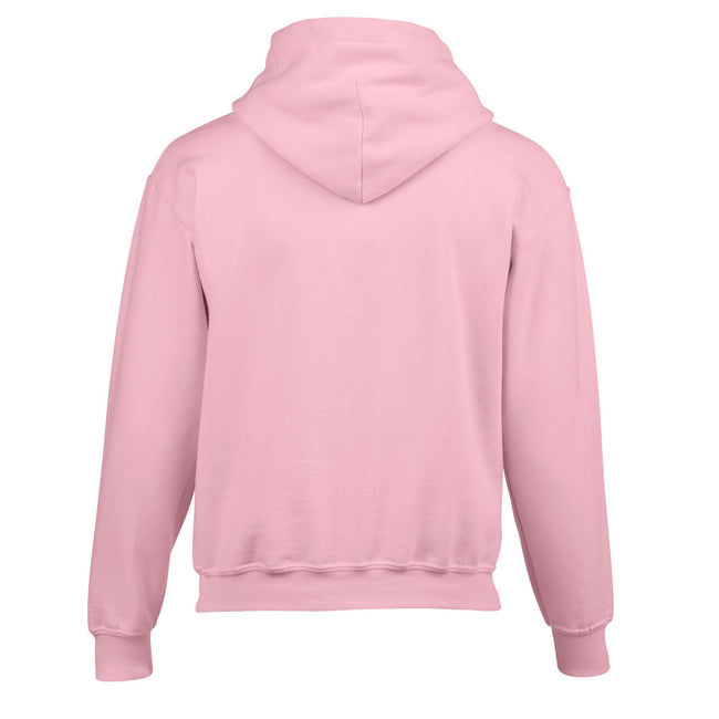 Light Pink - Back - Gildan Childrens-Kids Heavy Blend Hooded Sweatshirt
