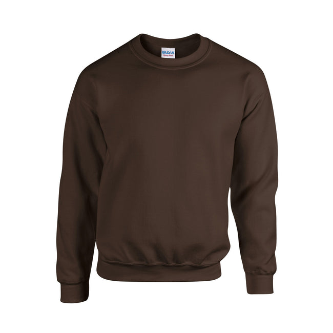 Dark Chocolate - Front - Gildan Mens Heavy Blend Sweatshirt