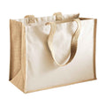 Natural - Front - Westford Mill Classic Jute Shopper Bag
