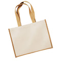 Natural - Back - Westford Mill Classic Jute Shopper Bag