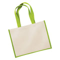 Apple Green - Back - Westford Mill Classic Jute Shopper Bag