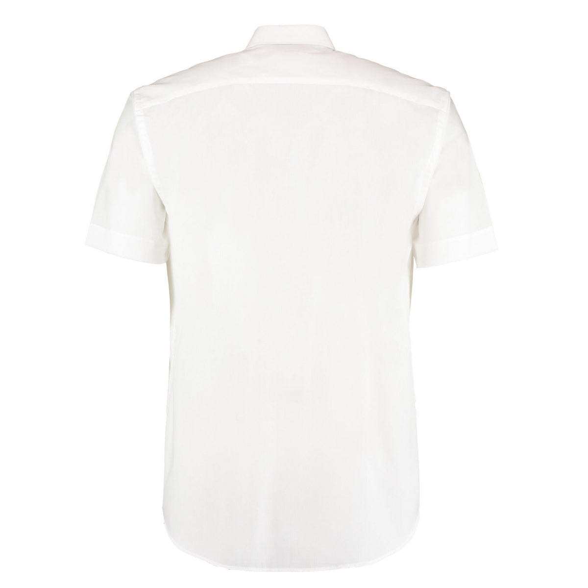 White - Back - Kustom Kit Mens Business Short-Sleeved Shirt