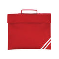 Classic Red - Front - Quadra Classic Reflective Book Bag