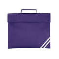 Purple - Front - Quadra Classic Reflective Book Bag
