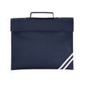 French Navy - Front - Quadra Classic Reflective Book Bag