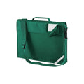 Bottle Green - Front - Quadra Childrens-Kids Reflective Adjustable Strap Book Bag