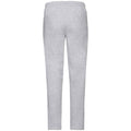 Heather Grey - Back - Fruit of the Loom Unisex Adult Classic Heather Open Hem Jogging Bottoms