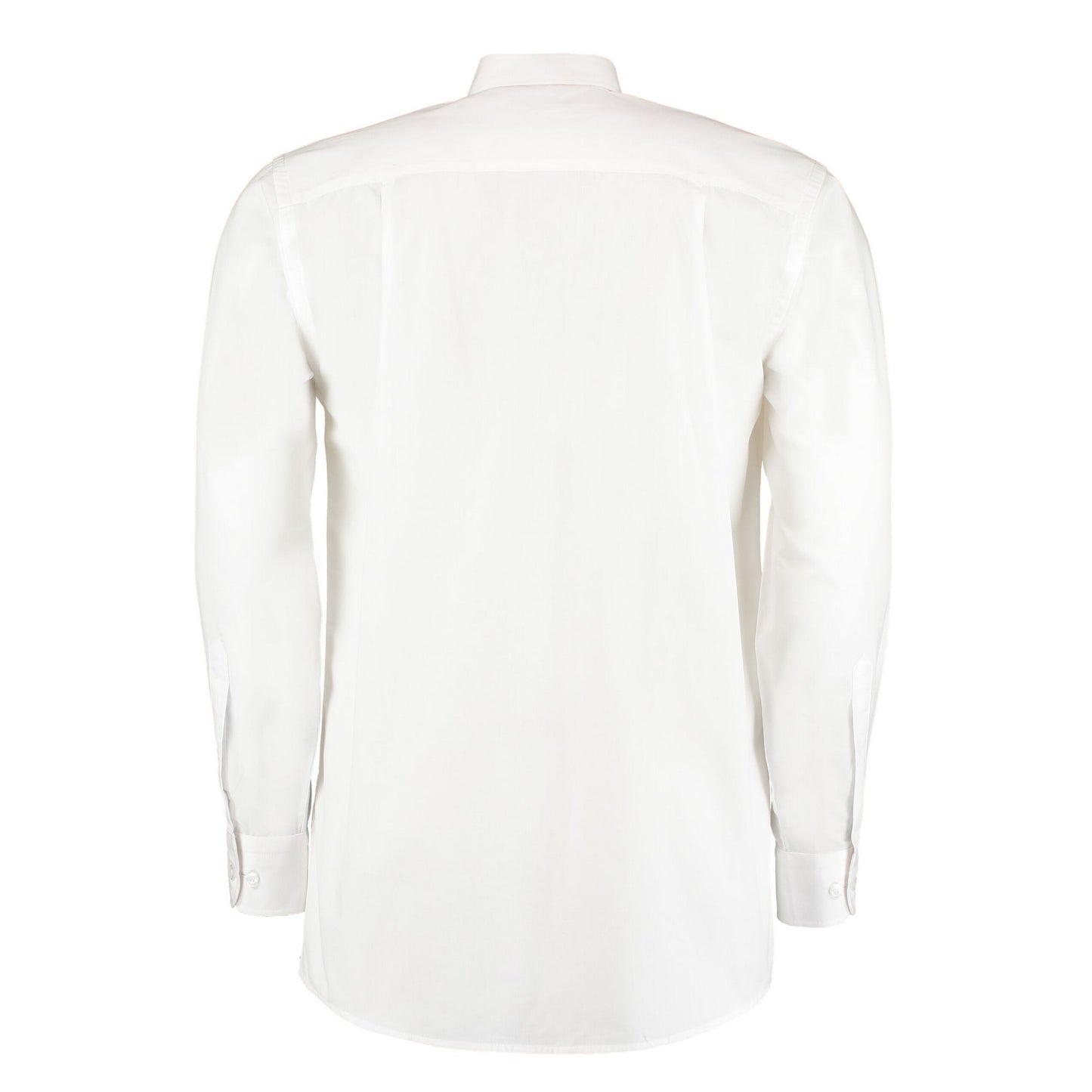 White - Back - Kustom Kit Mens Workforce Classic Long-Sleeved Shirt