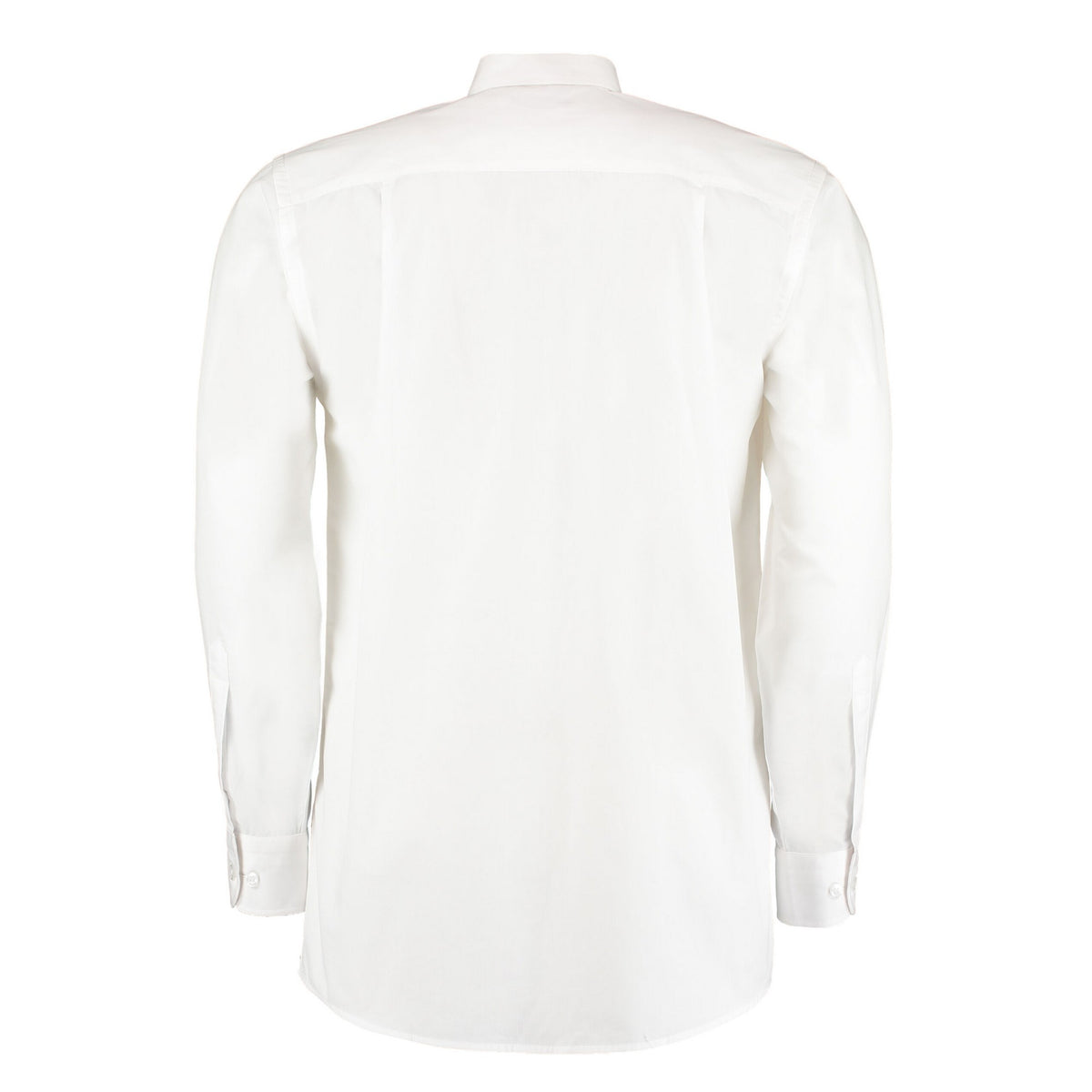 White - Back - Kustom Kit Mens Workforce Classic Long-Sleeved Shirt