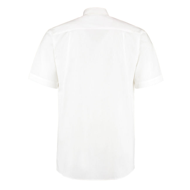White - Back - Kustom Kit Mens Workforce Classic Short-Sleeved Shirt