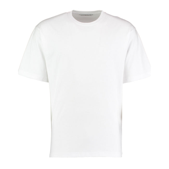 White - Front - Kustom Kit Mens Hunky Superior T-Shirt