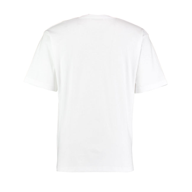 White - Back - Kustom Kit Mens Hunky Superior T-Shirt