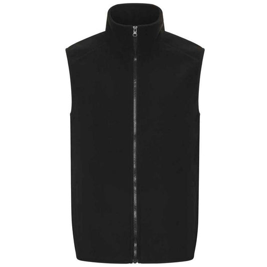 Black - Front - PRO RTX Unisex Adult Fleece Gilet