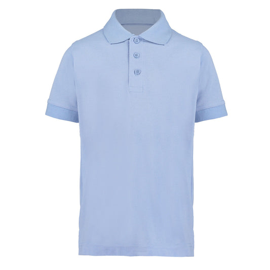 Light Blue - Front - Kustom Kit Childrens-Kids Klassic Polycotton Pique Polo Shirt