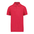 Red - Front - Kustom Kit Childrens-Kids Klassic Polycotton Pique Polo Shirt