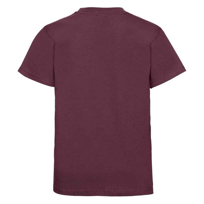 Burgundy - Back - Jerzees Schoolgear Childrens-Kids Classic Plain Ringspun Cotton T-Shirt