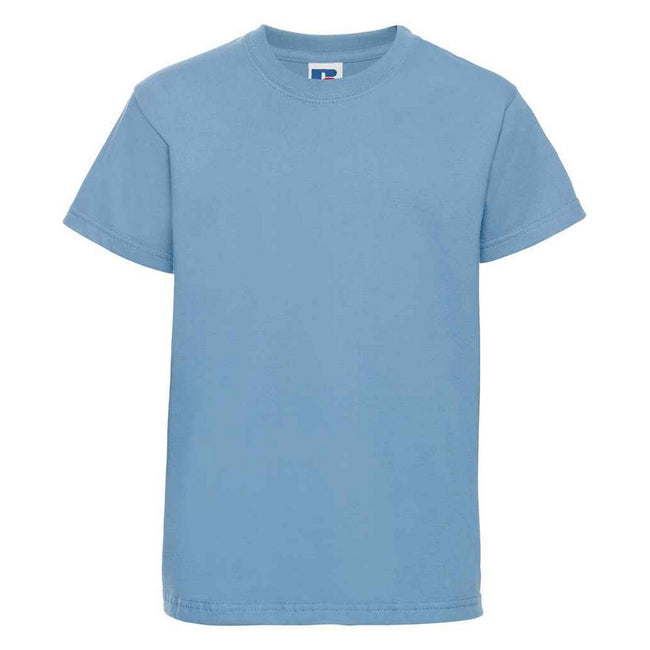 Sky Blue - Front - Jerzees Schoolgear Childrens-Kids Classic Plain Ringspun Cotton T-Shirt