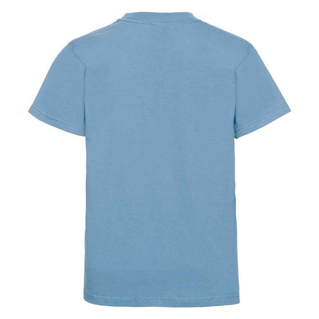 Sky Blue - Back - Jerzees Schoolgear Childrens-Kids Classic Plain Ringspun Cotton T-Shirt