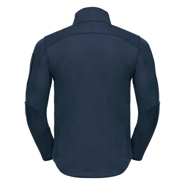 French Navy - Back - Russell Mens Sports Soft Shell Jacket