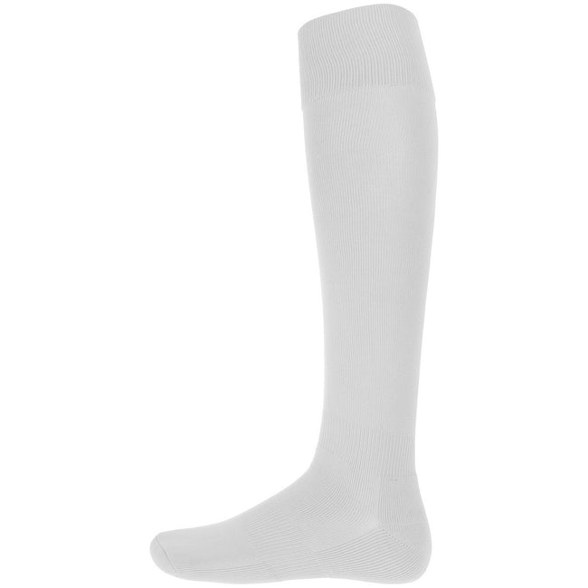 White - Front - Kariban Proact Unisex Adult Ribbed Knee High Socks