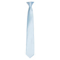 Light Blue - Front - Premier Unisex Adult Satin Tie