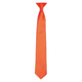 Orange - Front - Premier Unisex Adult Satin Tie