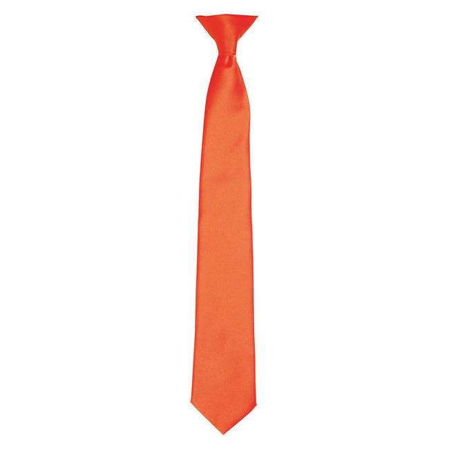 Orange - Front - Premier Unisex Adult Satin Tie