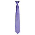 Purple - Front - Premier Unisex Adult Satin Tie