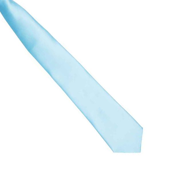 Turquoise - Back - Premier Unisex Adult Satin Tie