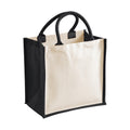 Black - Front - Westford Mill Jute Tote